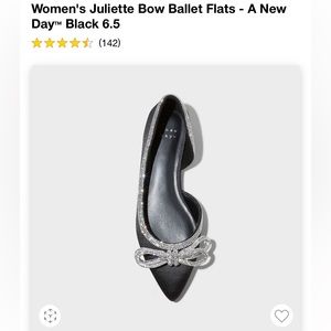 Juliette Bow Ballet Flats